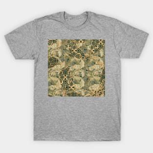 Vine Leaves and Pattern. Japanese Kintsugi T-Shirt